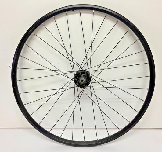 Black Aluminum 32-Spoke Disc Brake 26" Quick Relase Mountain Bike Front Wheel