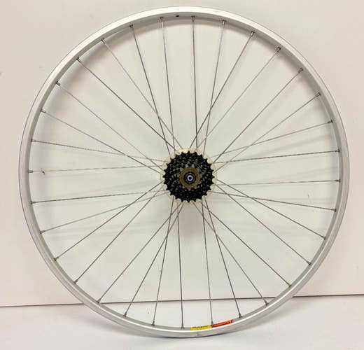 Mavic 192 7Speed 32-Spoke Silver Aluminum 700C Rear Wheel Shimano RSX Hub CLEAN