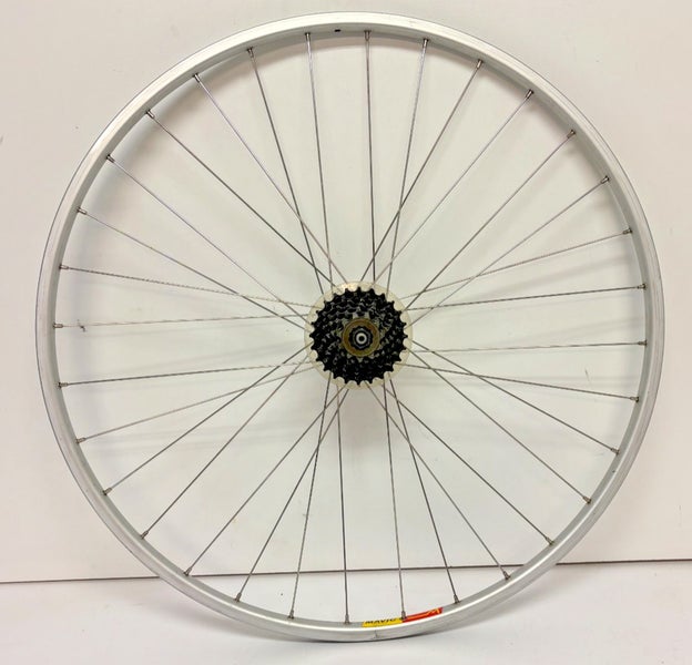 Mavic 192 7Speed 32-Spoke Silver Aluminum 700C Rear Wheel Shimano RSX Hub CLEAN