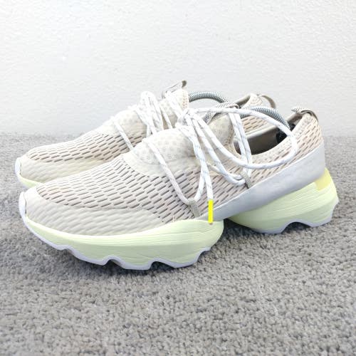 Sorel Kinetic Impact Lace Sneakers Womens Size 9 Shoes Cream Yellow Low Top