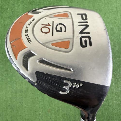 Ping G10 14 3 Wood Stiff Flex TFC 129F Graphite Right Handed