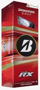Bridgestone Tour B-RX Mindset Golf Balls (White, 3pk) 1 Sleeve 2026 NEW