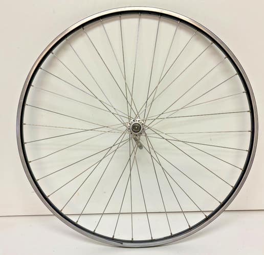 Vintage Matrix Titan S 36-Spoke Black Aluminum 700C Front Wheel Maillard 500 Hub