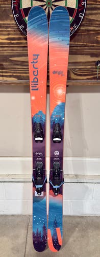 Liberty Origin 101 All Mountain Skis (177cm Length) with Look Pivot Bindings - LIKE NEW