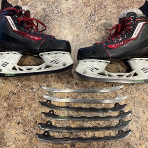 CCM JetSpeed 290 Hockey Skates Size 6.5 w/ extra steel