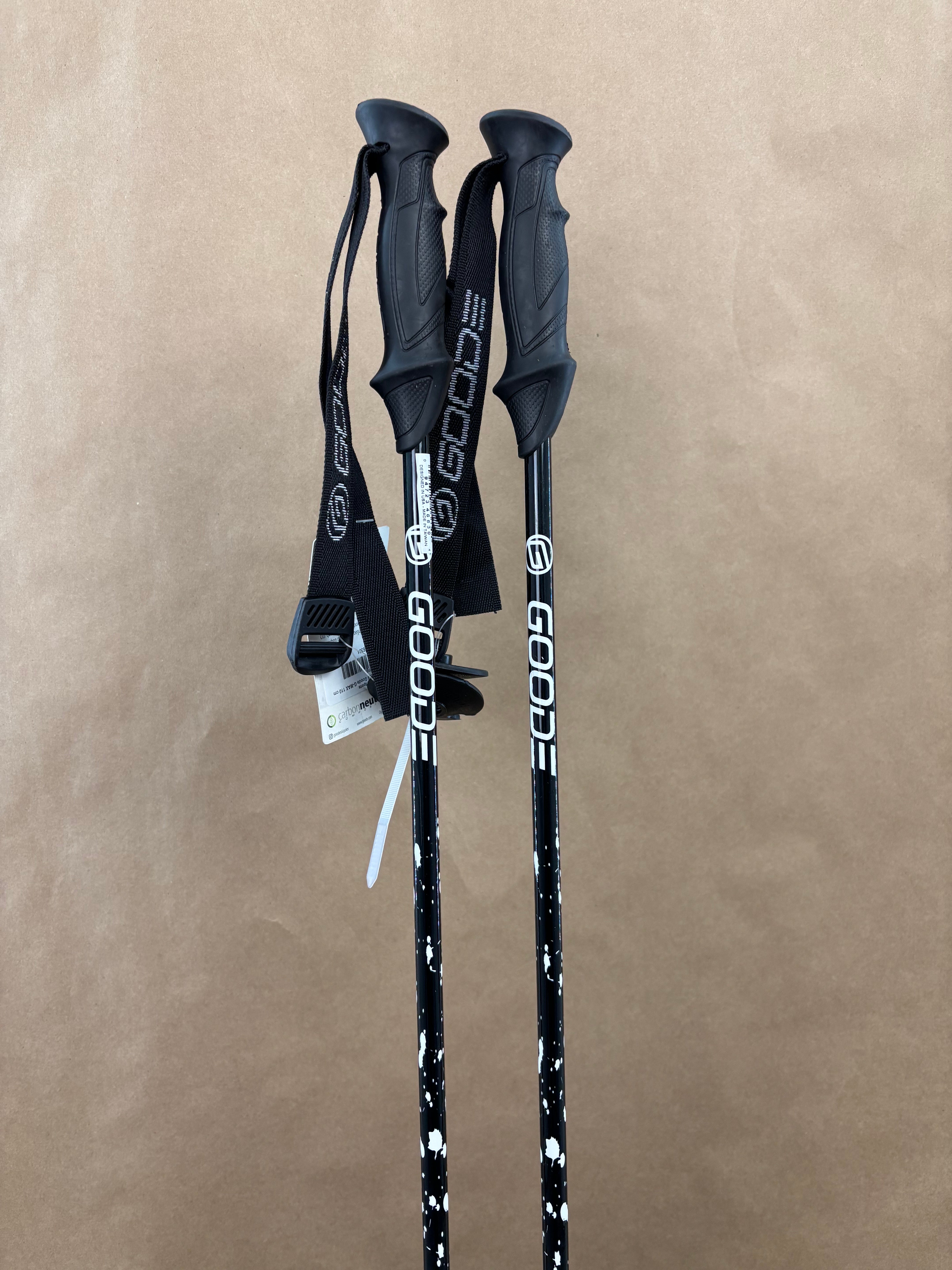 Bâton De Ski Komperdell Carbon GS Bent Taille 120 - Neuf, équipe Nationale, Vert