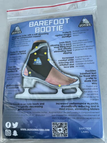 Jackson Ultima Figure Skating Barefoot Booties (New) 42794 AR9S2L2