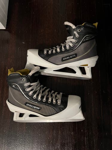 2010 Bauer Supreme One80 Hockey Goalie Skates Regular Width 10.5 (Used)