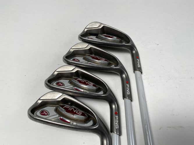 Ping Faith Iron Set 7-PW Red Dot ULT200 Ladies Graphite Womens RH Midsize Grips