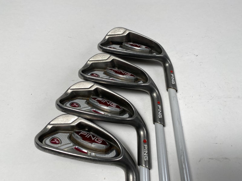 Ping Faith Iron Set 7-PW Red Dot ULT200 Ladies Graphite Womens RH Midsize Grips