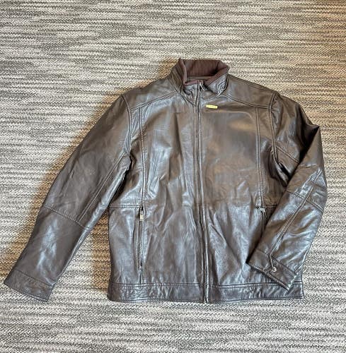#2717 Pronto Uomo Leather Jacket, Mens Large