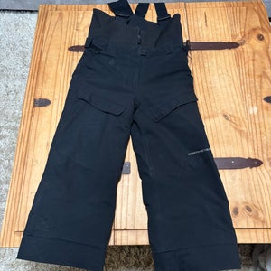 Black Unisex Youth 5 Obermeyer Ski Pants (Used)