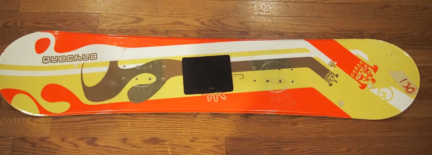 Kid's Quechua Snowboard All Mountain Without Bindings Medium Flex True Twin 130 cm (Used)