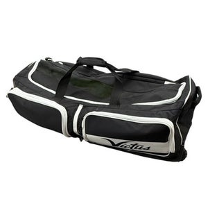 New Victus PLAYER WHEEL BAG BB/SB Player Wheeled Bag Black And White 11835-S000203133