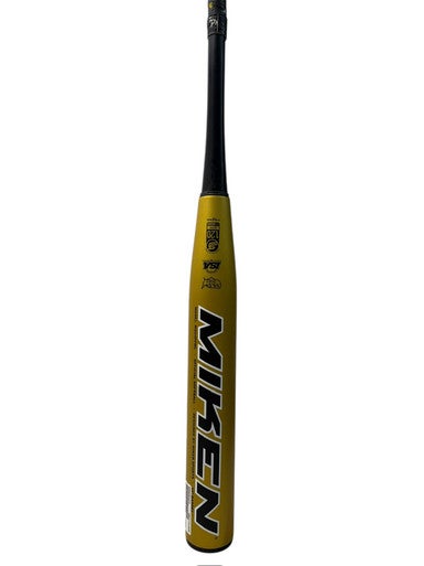 Used Miken PSYCHO MAXLOAD BB/SB Slowpitch Bat Black And Gold 34" 11835-S000203331
