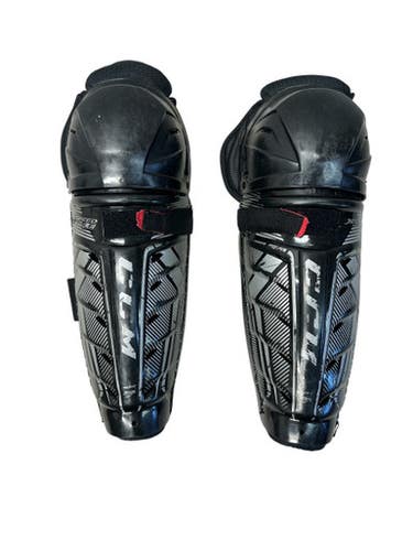 Used CCM JETSPEED LE Junior Shin Guards Black 12" 11835-S000203623
