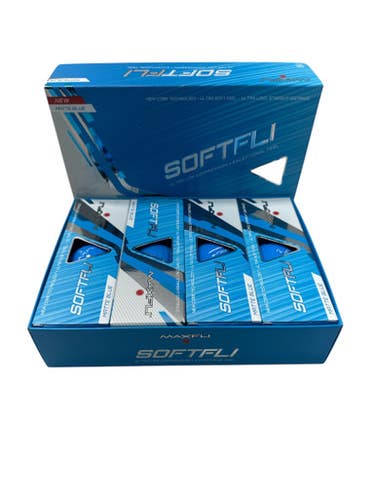 Used Maxfli SOFTFLI 12 Pack - Golf Balls Royal Blue 11835-S000203713