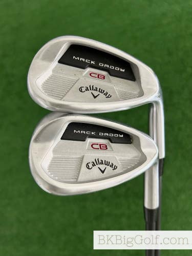 Callaway Mack Daddy CB Chrome 2 Wedge Set (52 & 56 Degrees)