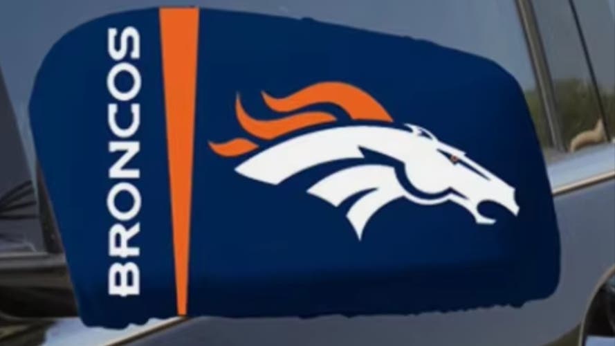 Denver Broncos NFL Side Mirror Covers (1 pair)