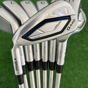 LH Ping G440 Iron Set 5-U / Ping AWT 3.0 Stiff