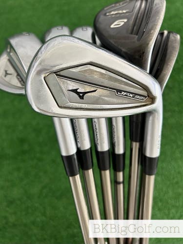Mizuno JPX 921 Hot Metal Hybrid Iron Set 5h-G / Recoil F3 Regular Graphite