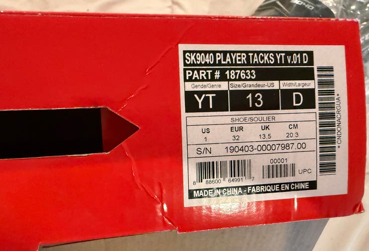 2018 CCM Tacks 9040 Hockey Skates 13 (New)