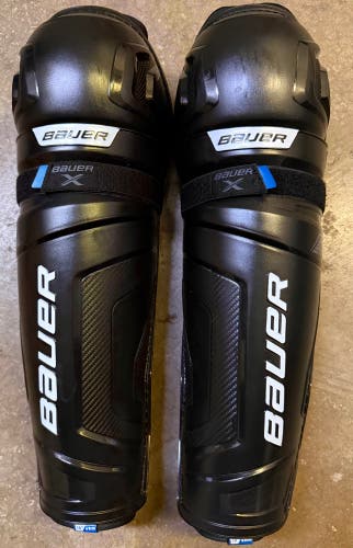 Senior Bauer X 16" Shin Pads (New)