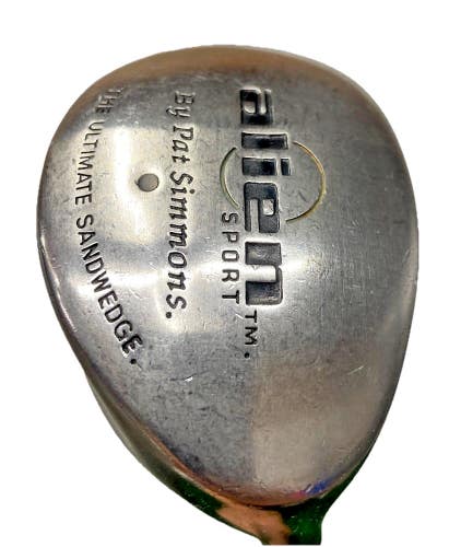 Alien Sport The Ultimate Sand Wedge By Pat Simmons RH Regular Steel 35" New Grip