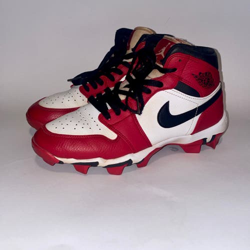 Nike Air Jordan 1 High Chicago baseball cleats Y SZ 6 used