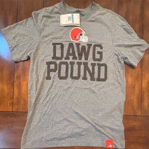 Nike Cleveland Browns Dawg Pound Mens Football Shirt Size Medium Gray NWT