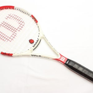 *USED* WILSON BLX3 SIX ONE 95 (16X18) TENNIS RACQUET (4 5/8) FROM A COLLECTOR