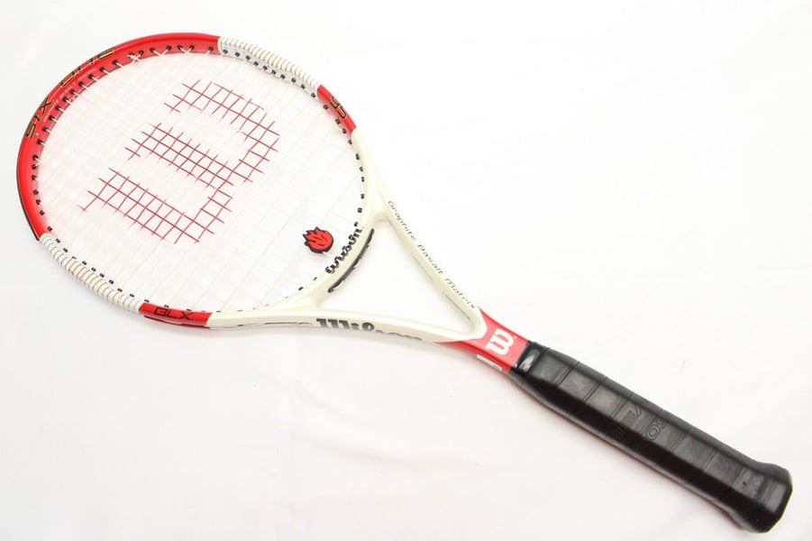 *USED* WILSON BLX3 SIX ONE 95 (16X18) TENNIS RACQUET (4 5/8) FROM A COLLECTOR