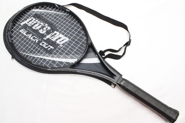 *USED* PRO'S PRO "BLACKOUT" TENNIS RACQUET (4 1/4) FROM A COLLECTOR