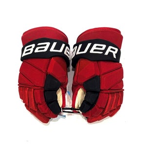 13” New Martin Necas Bauer Vapor Hyperlite Pro Stock Gloves - Carolina Hurricanes