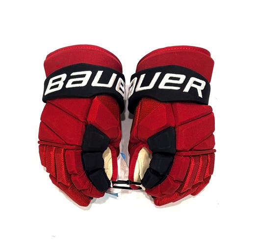 13” New Martin Necas Bauer Vapor Hyperlite Pro Stock Gloves - Carolina Hurricanes