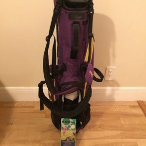Titleist LSU Tigers Stand Golf Bag with 4-way Dividers & Rain Cover (Read)