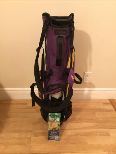 Titleist LSU Tigers Stand Golf Bag with 4-way Dividers & Rain Cover (Read)
