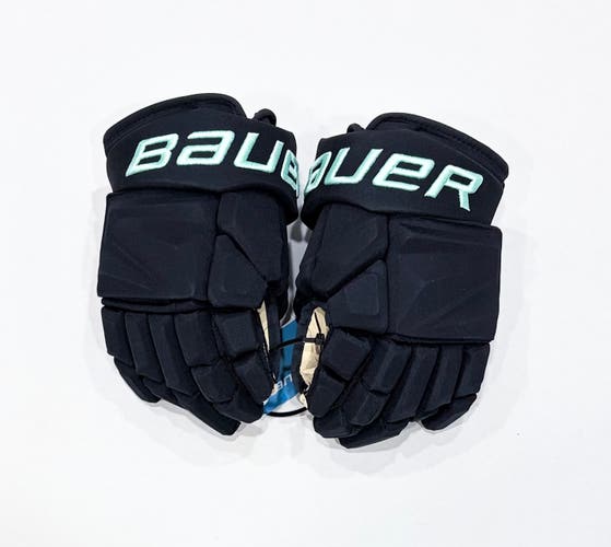 14” New Brandon Tanev Bauer Vapor Hyperlite Pro Stock Gloves - Seattle Kraken