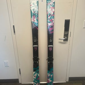 Unisex K2 169 cm All Mountain Skis With Bindings Max Din 15 (Used)