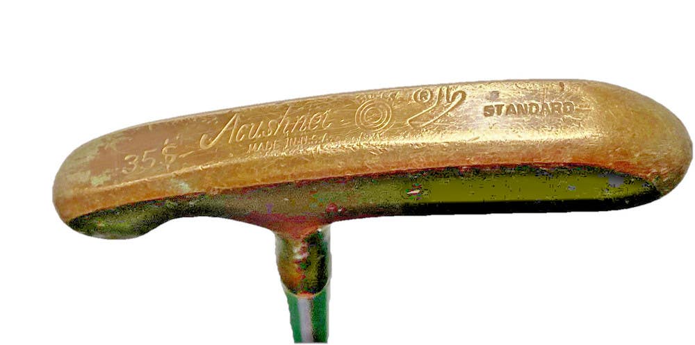 Acushnet Bullseye 35S Standard Putter 34.5" Fluted Steel LH Or RH Original Grip