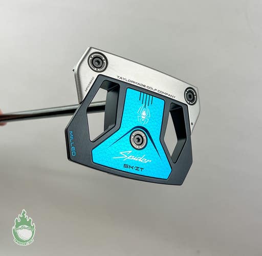 Used LH TaylorMade Spider 5K-ZT Milled 34" Putter Black Steel Golf Club