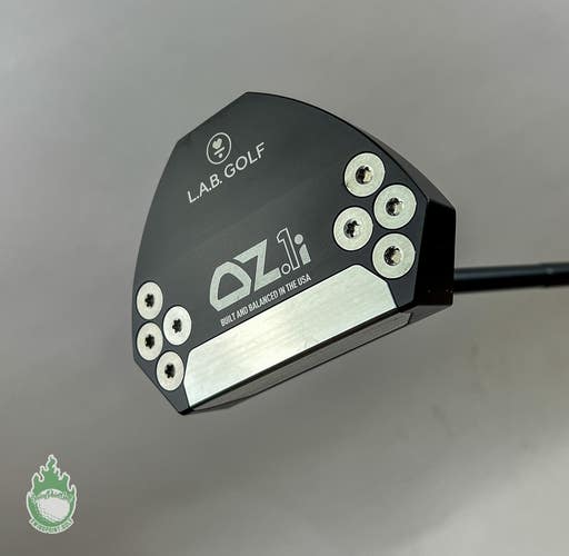 Used Left Handed LAB Golf OZ.1i 33" Putter Black Steel Golf Club