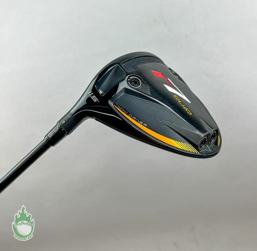 LH TaylorMade R7 Quad Mini Driver 11.5* Speeder 6-S Stiff Graphite Golf Club