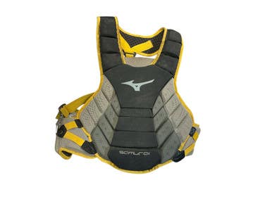 Used Mizuno SAMURAI Catchers Chest Protector Black Adult 11873-S000179288