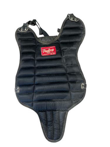 Used Rawlings LLBP-1 Catchers Chest Protector Black Junior 11873-S000181213