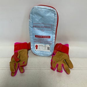 Used HARRISON BADER BB/SB Batting Gloves Pink 11823-S000037007