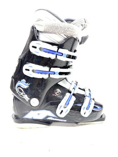 Used Nordica OLYMPIA EM6 Womens DH Ski Boot Black 255 MP - M07.5 - W08.5 11860-S000303764