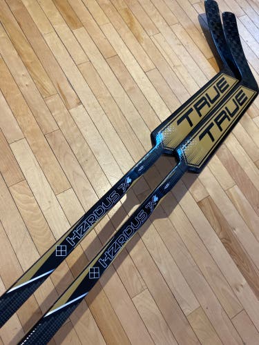 2 Pack New True Hzrdus 7x4 Goalie Stick T31 26" Gold