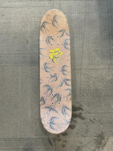 Used Santa Cruz JUSTIN SOMMER Complete Skateboard Black Regular 11614-S000229591