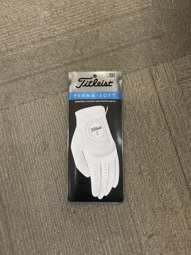 Used Titleist Mens Golf Glove White LG 11614-S000229583